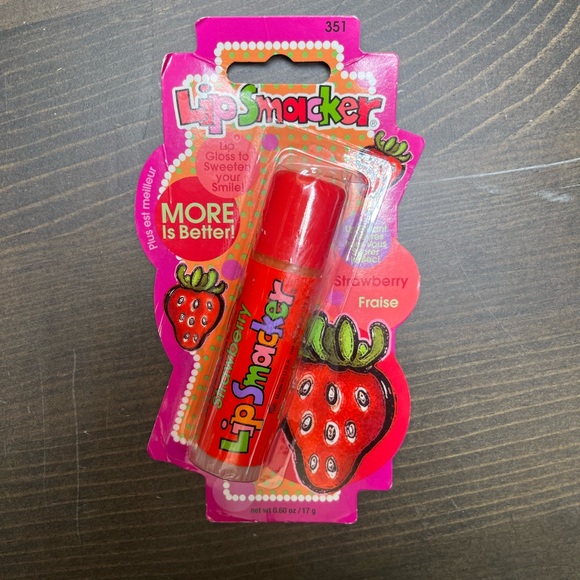 NEW Lip Smackers Strawberry Lip Gloss Roll-On .60 oz Vintage 2000’s Y2K #351
